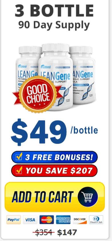 lean gene 3 bottles